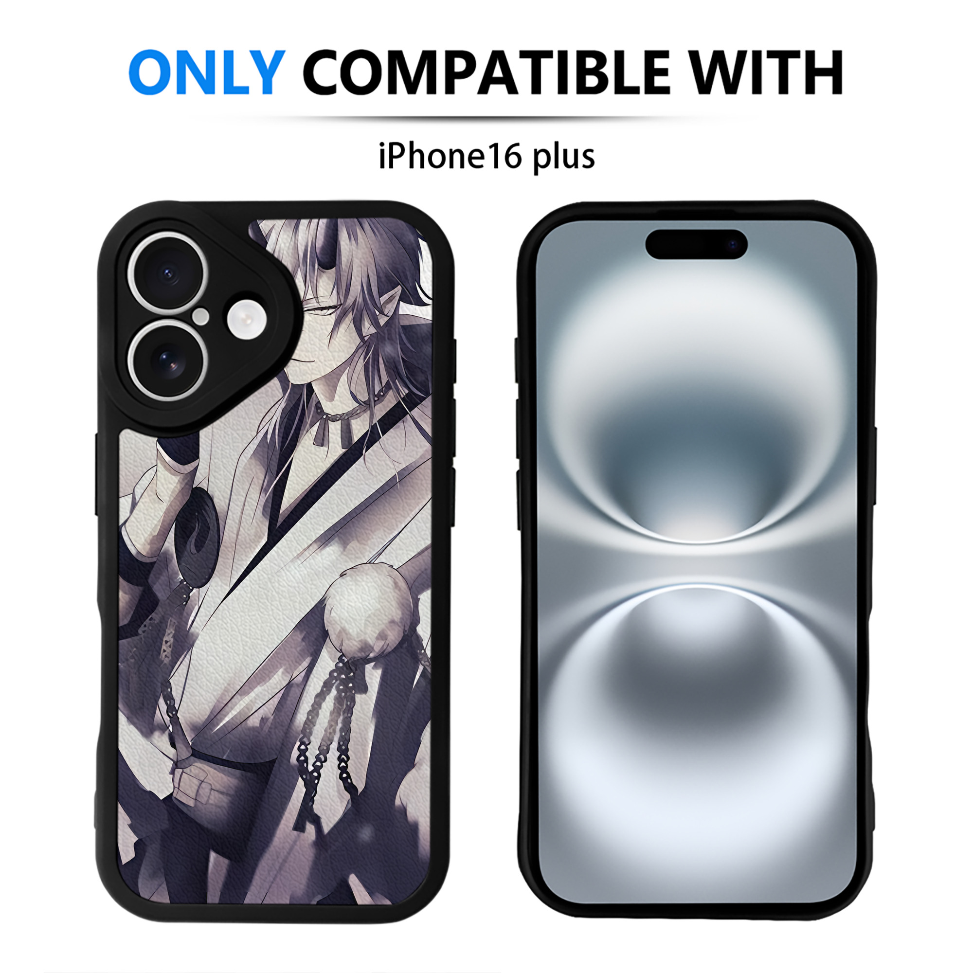 （画像用） 刀剣乱舞 Touken Ranbu 【iPhone 16シリーズ対応】シリコンスマホケース（レザー調） 材質：シリコン